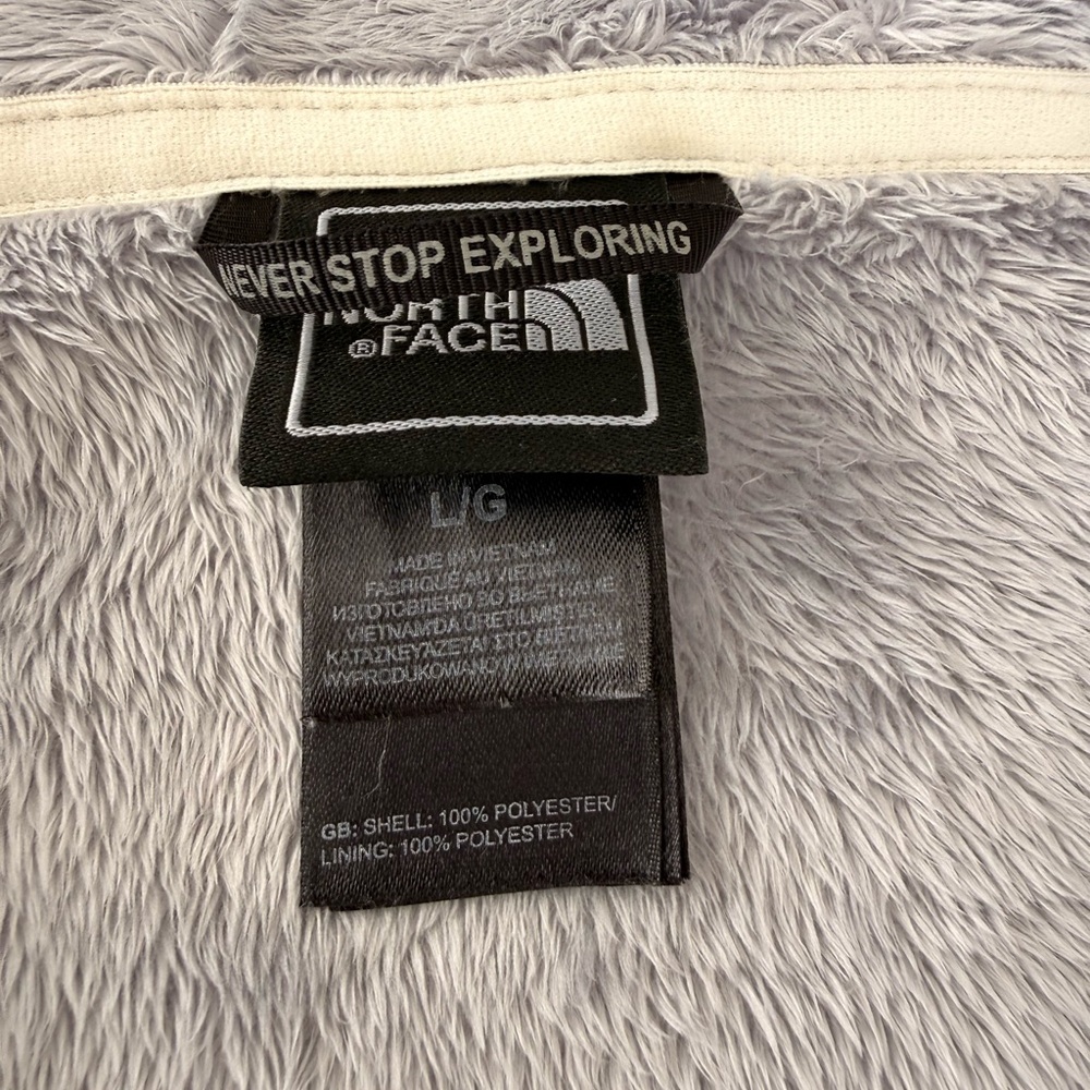 The North Face Osito Fleece Jacket, size large, grey - Picture 3 of 3